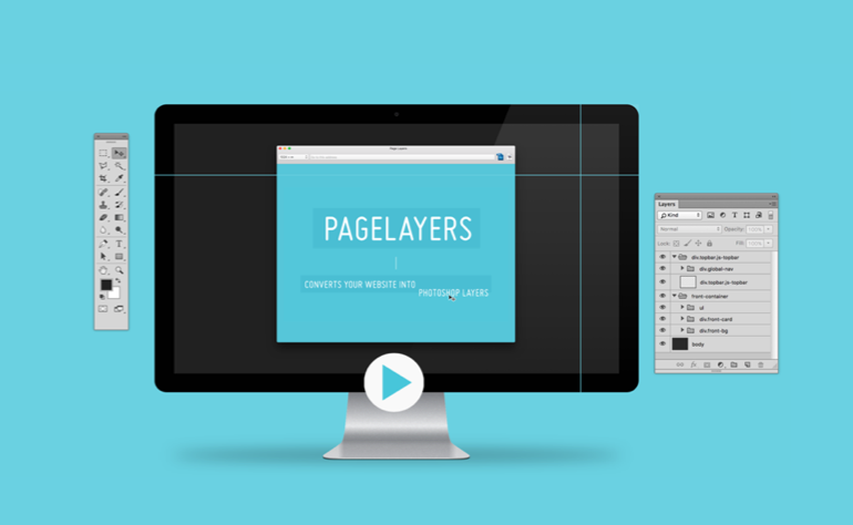 Page Layers - Website Screenshots for MacOS - Converts your website into Photoshop Layers